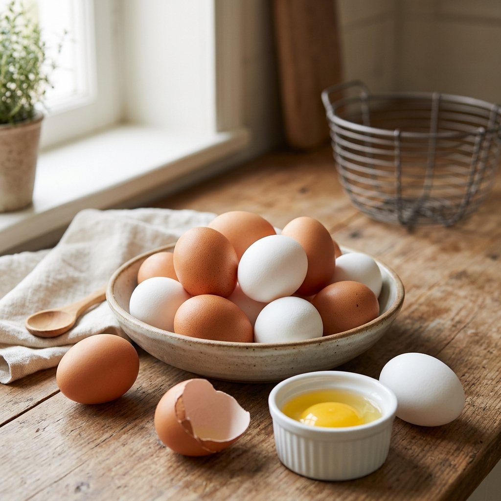 brown egg vs white egg